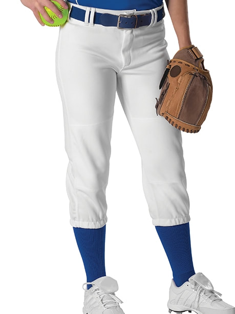 Alleson Ahtletic Girls Fast Pitch Softball Pants with Belt Loops