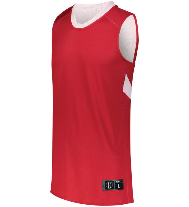 Reversible Sports Wear Basketball Jersey Mesh Polyester Quick Dry